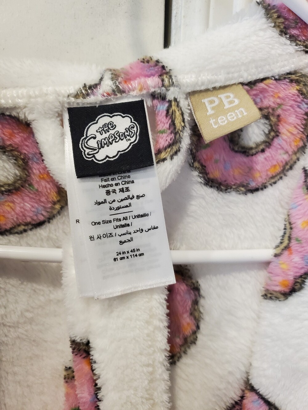 Pottery Barn Teen Robe Simpsons - Picture 6 of 6